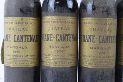 Verticale de 5 bouteilles de MARGAUX du Château...