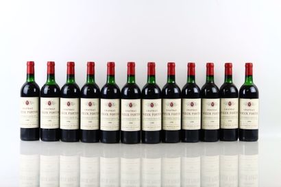12 bouteilles de SAINT-EMILION Grand Cru...