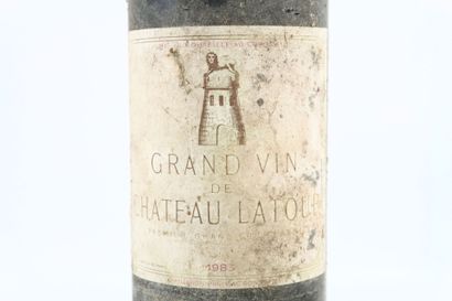 3 bouteilles de PAUILLAC 1983 du Château...