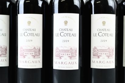 12 bouteilles de MARGAUX 2009 du Château...