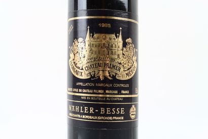 1 bouteille de MARGAUX 1985 du Château PALMER...