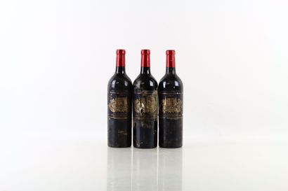 3 bouteilles de MARGAUX 2005 du Château PALMER....