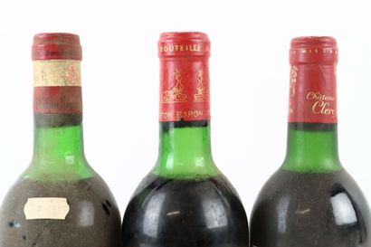 Réunion de 3 bouteilles de Bordeaux :
- 1...