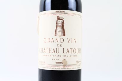 1 bouteille de PAUILLAC 1990 de Château LATOUR...