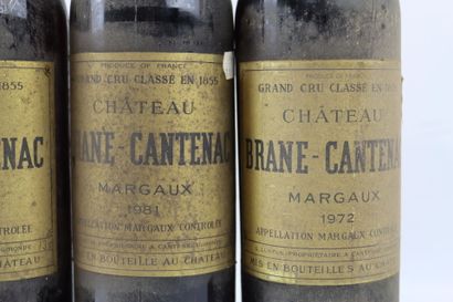 Verticale de 5 bouteilles de MARGAUX du Château...