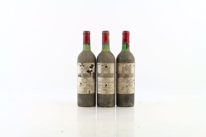 3 bouteilles de SAINT JULIEN 1975 Grand Vin...