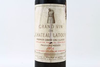 1 bouteille de PAUILLAC 1954 du Château LATOUR...