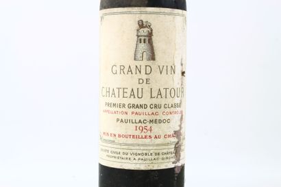 1 bouteille de PAUILLAC 1954 du Château LATOUR...