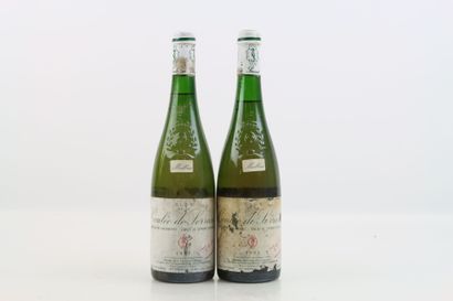 2 bouteille de COULEE DE SERRANT Moelleux...