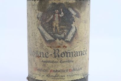 1 bouteille de VOSNE-ROMANEE 1959 par la...
