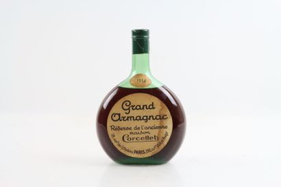 1 bouteille de GRAND ARMAGNAC 1914 Réserve...