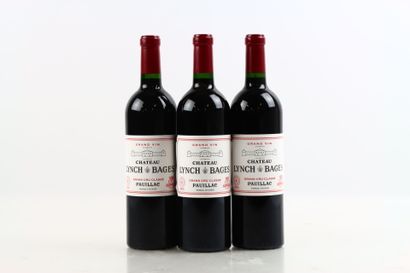 3 bouteilles de PAUILLAC de 2015 du Château...