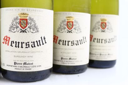 6 bouteilles de MEURSAULT 2019 du Domaine...