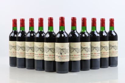 11 bottles of SAINT-GEORGES-SAINT-EMILION...