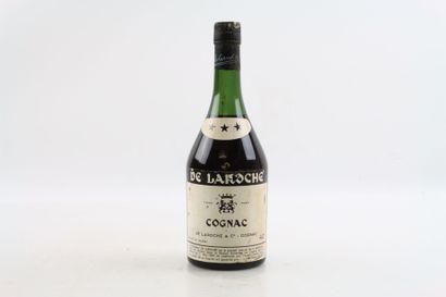 1 bouteille de COGNAC 3 étoiles par DE LAROCHE,...