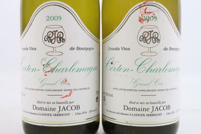 2 bouteilles de CORTON-CHARLEMAGNE 2009 du...
