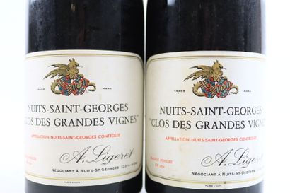 2 bouteilles de NUITS-SAINT-GEORGES Clos...