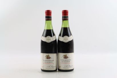 2 bouteilles de VOSNE-ROMANEE 1er Cru Les...