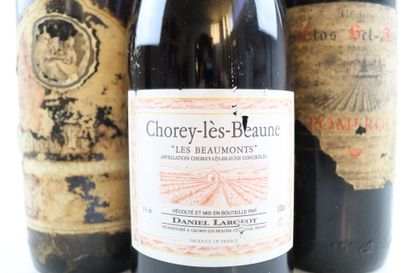 Réunion de 3 Magnums de vin divers : 
- 1...
