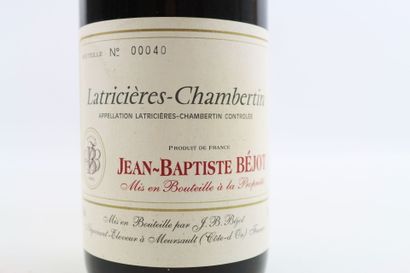 1 bouteille de LATRICIERES-CHAMBERTIN 1985...