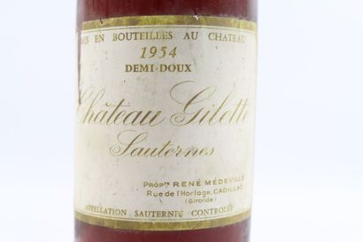 1 bouteille de SAUTERNES 1954 du Château...