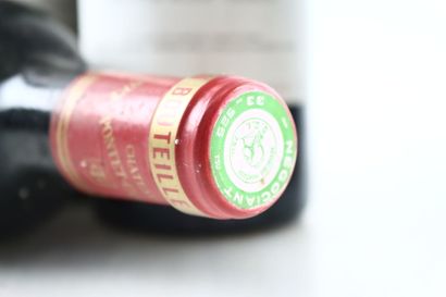 12 bouteilles de PAUILLAC 1981 du Château...