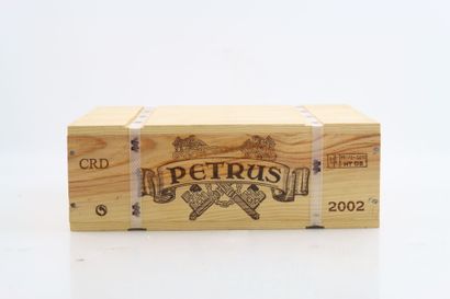 3 bottles of PETRUS POMEROL 2002, original...