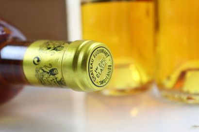 12 bouteilles de SAUTERNES 1999 du Château...