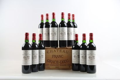 12 bottles of SAINT-EMILION Grand Cru 2002...