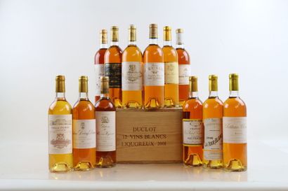 Caisse bois par DUCLOT de 12 bouteilles de...