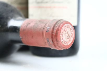 7 bouteilles de SAINT-EMILION Grand Cru 1986...
