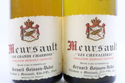 Réunion de 2 bouteilles de MEURSAULT du Domaine...