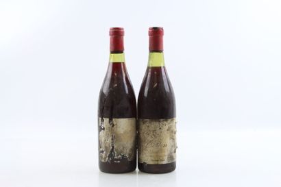 2 bouteilles de CORTON 1973 par le SAVOUR...