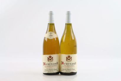Réunion de 2 bouteilles de MEURSAULT du Domaine...