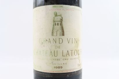 1 bouteille de PAUILLAC 1989 du Château LATOUR...