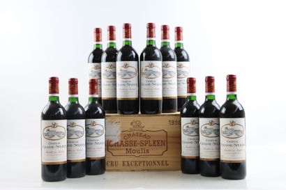 12 bouteilles de MOULIS EN MEDOC 1996 du...