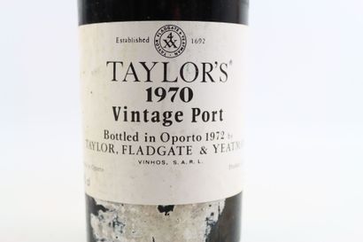 1 bouteille de PORTO Vintage 1970 par TAYLOR'S,...