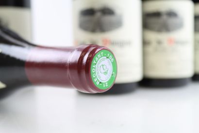 6 bouteilles de CLOS DE VOUGEOT 2002 du Domaine...