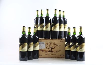 12 bottles of PESSAC-LEOGNAN 2005 from Château...