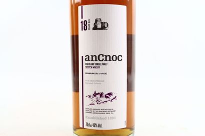 1 bouteille de WHISKY Highland ANCNOC 18...