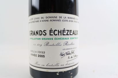1 bouteille de GRANDS-ECHEZAUX 2005 du Domaine...