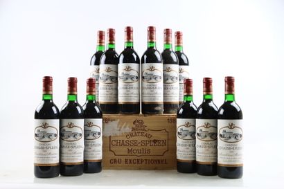 12 bouteilles de MOULIS EN MEDOC 1989 du...