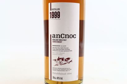 1 bouteille de WHISKY Highland ANCNOC 1999...