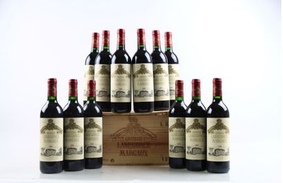 12 bouteilles de MARGAUX 1995 du Château...