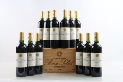 12 bottles of POMEROL 2005 from Château BEAU-SOLEIL,...