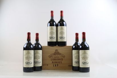 6 Magnums de MARGAUX 1998 du Château LABEGORCE,...