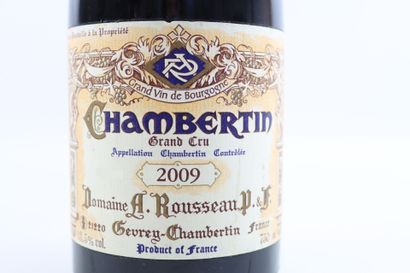 1 bouteille de CHAMBERTIN 2009 du Domaine...