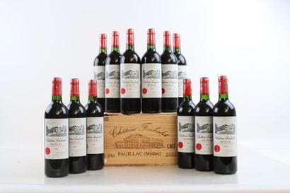 12 bouteilles de PAUILLAC 2003 du Château...