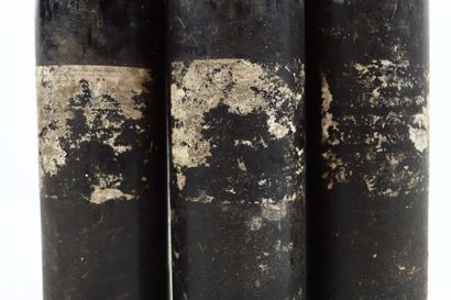 3 Bouteilles de PAUILLAC 1972 supposées du...