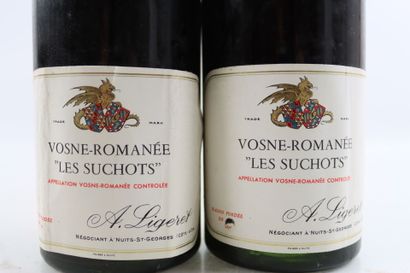 2 bouteilles de VOSNE-ROMANEE 1er Cru Les...